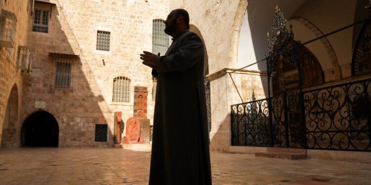 Photos: Armenian Christians in Jerusalem’s Old City feel walls closing in