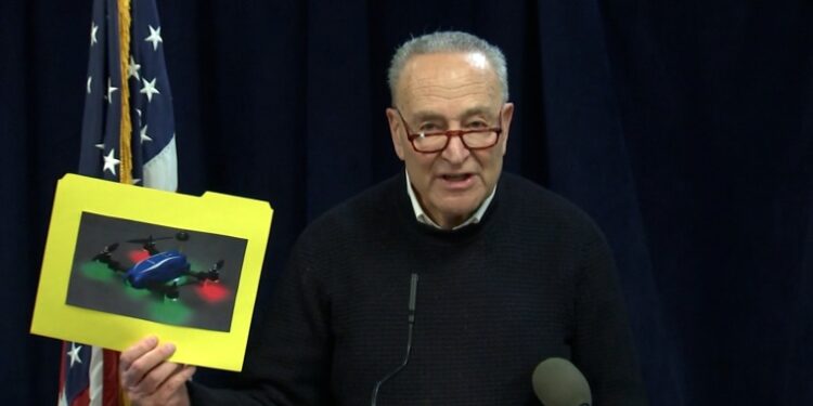 Sen. Schumer asks DHS to ‘deploy special detection systems’ to address drones