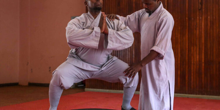 Some young Kenyans turn to kung fu for self-improvement in difficult times