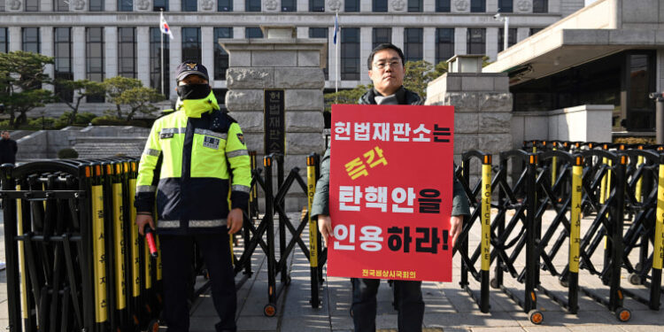 South Korea's constitutional court kicked off proceedings on December 16, over the impeachment of President Yoon Suk Yeol, who has been suspended from office over his failed bid to impose martial law.