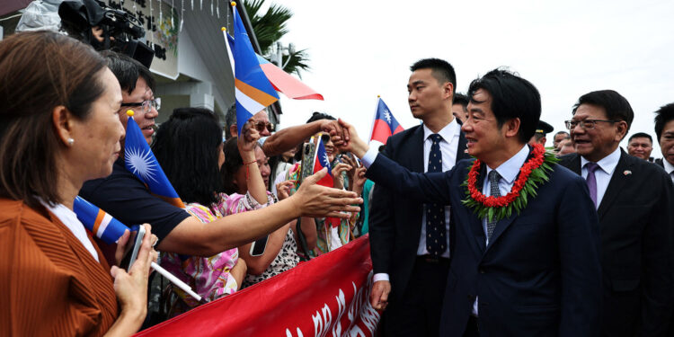 Taiwan’s president visits Marshall Islands on Pacific tour of diplomatic allies