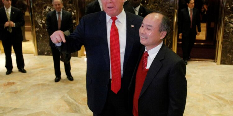 Trump, SoftBank CEO Masayoshi Son announce $100bn US investment