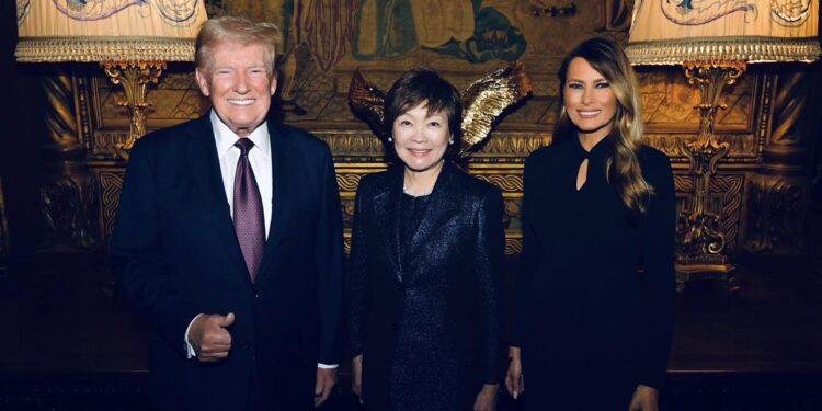 Trump hosts Shinzo Abe's widow at Mar-a-Lago