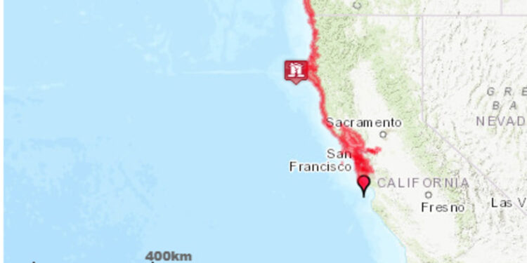 Tsunami warnings in California and Oregon lifted after 7.0-magnitude earthquake