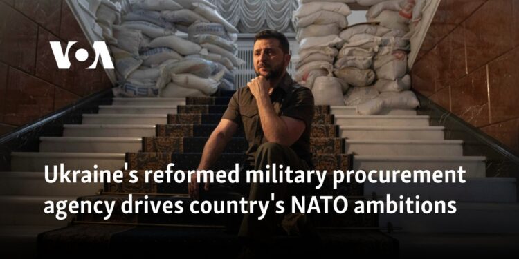 Ukraine's reformed military procurement agency drives country's NATO ambitions