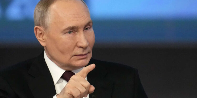 Vladimir Putin says Russia is ready for a missile duel with the U.S