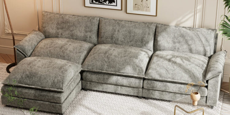 Walmart is selling a $1,040 sectional sofa for just $519, and shoppers say 'it's like an affordable cloud couch'